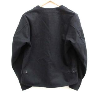 PHIGVEL MAKERS & Co. 2 M C/W ENGINER JACKET エンジニアジャケット ノーカラー カシミヤ混 黒 ブラック