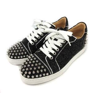 Christian Louboutin スニーカー スパイク vieira 2 flat crosta comete スタッズ グリッター