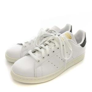 adidas Originals スタンスミス STANSMITH スニーカー シューズ レザー ゴールドロゴ US7.5 25.5cm 白 ホワイト 黒 ブラック