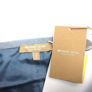 MICHAEL KORS COLLECTION スカート ロング フレア ウール 2 M 水色 ライトブルー