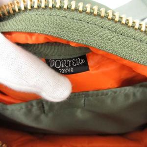 PORTER TANKER ボディバッグ ショルダー ナイロン カーキ 