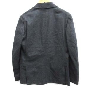 nanamica WINDSTOPPER XS テーラードジャケット 2B 金ボタン ウール チャコールグレー