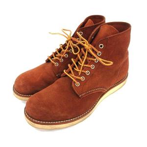 RED WING ワークブーツ ショート Classic Round Toe クラシックラウンドトゥ レースアップ USA製 スエード US9.5D