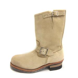 8268 ENGINEER BOOTS エンジニアブーツ スエード USA8.5 D ベージュ