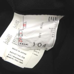 sacai 20SS 2 M Tシャツ カットソーFUNKADELIC T-Shirt 半袖 プリント 黒