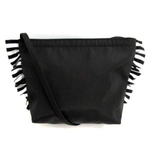 BORDERS at BALCONY 20AW CITY POLLY POCHETTE ブラック