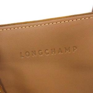 Longchamp トートバッグ ペネロペ PENEROPE フリンジ レザー スエード 裏地レオパード 茶 ブラウン