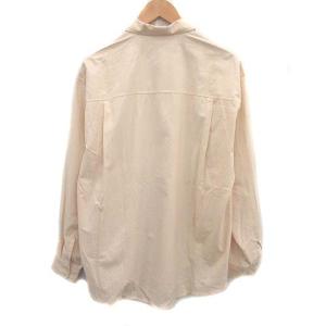 AURALEE 20AW ビッグシャツ WASHED FINX TWILL BIG SHIRTS 長袖 3 L ベージュ
