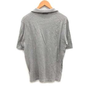 JOHN SMEDLEY ポロシャツ 半袖 ニット カットソー コットンスキッパー 英国製 M グレー