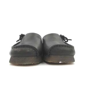 Clarks ラガー LUGGER シューズ レザー レースアップ 7.5 25.5cm 黒 ブラック