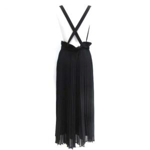 Ameri VINTAGE 18AW PLEATS SUSPENDER SKIRT スカート ロング プリーツ