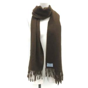 PRADA マフラー カシミヤ ブラウン