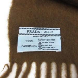 PRADA マフラー カシミヤ ブラウン