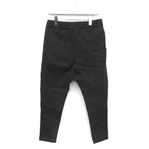 RIPVANWINKLE 20AW サルエル リネンジャージー SARROUEL LINEN JERSEY パンツ 4 L 黒 ブラック