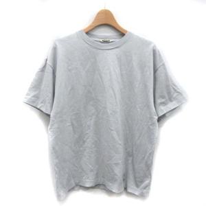 20SS 1 S LUSTER PLAITING T-SHIRTS Tシャツ カットソー 半袖 水色