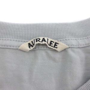 AURALEE 20SS 1 S LUSTER PLAITING T-SHIRTS Tシャツ カットソー 半袖 水色