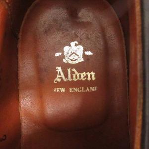 Alden ドレスシューズ ウィングチップ コードバン バリーラスト バーガンディ ブラウン 