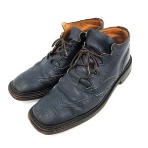 Tricker's JACK COLLECTION ギリーブーツ アンクルブーツ  ウィングチップ スクエアトゥ レースアップ レザー 9 27.5cm