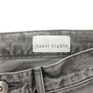upper hights デニム ジーンズ パンツ THE STELLA スリムテーパード クロップド ストレッチ W23 グレー 139219
