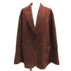 6 ロク 20AW 36 S CORDUROY JACKET コーデュロイ テーラードジャケット 茶 ブラウン