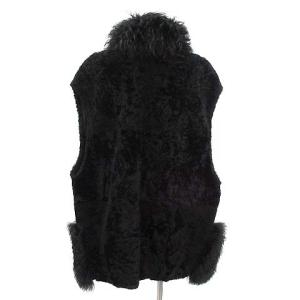 Diagram GRACE CONTINENTAL ドルマンムートンベスト コート ロング カルガンラムファー