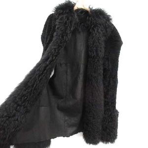 Diagram GRACE CONTINENTAL ドルマンムートンベスト コート ロング カルガンラムファー