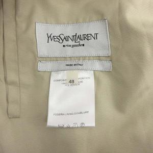 YVES SAINT LAURENT rive gauche トレンチコート スプリング ロング 48 M ベージュ