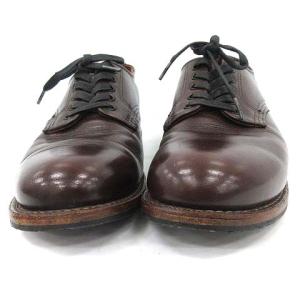 RED WING 14年製 シューズ ベックマン オックスフォード BECKMAN OXFORD レザー 羽タグ US8.5 26.5cm 茶
