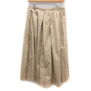 ワイドクロップドパンツ ベージュ