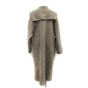 JURGEN LEHL M ロングコート アウター ショールカラー ウール ベージュ