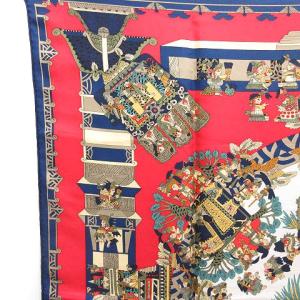 HERMES カレ 90 スカーフ ASTRES et SOLEILS 天体と太陽 古代インカ帝国