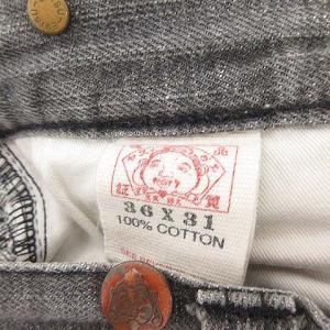 EVISU ペインターパンツ デニム ジーンズ ストレート カモメ 赤耳 W36 L31 XL グレー