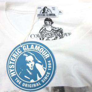 HYSTERIC GLAMOUR 16SS COURTNEY LOVE 半袖Tシャツ プリント タグ付き XL