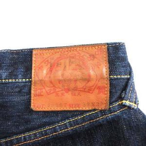 EVISU デニム ジーンズ パンツ PETERO18 18オンス ムラ糸 藍染 白カモメ W32 L32 インディゴ 2000T
