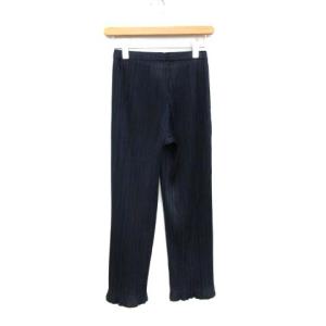 PLEATS PLEASE ISSEY MIYAKE プリーツパンツ イージー XS 紺