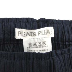 PLEATS PLEASE ISSEY MIYAKE プリーツパンツ イージー XS 紺