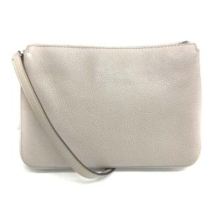 kate spade new york ショルダーバッグ スクエア レザー グレー