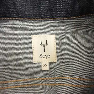 Scye オールインワン つなぎ デニム 長袖 サルエルパンツ 36 S インディゴ