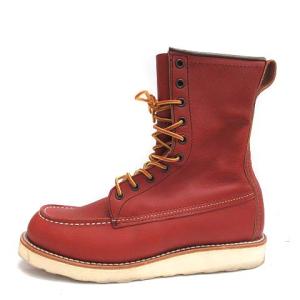 RED WING 18年製 ブーツ 編み上げ レースアップ 10ホール アイリッシュセッター オロラセット モックトゥ IRISH SETTER