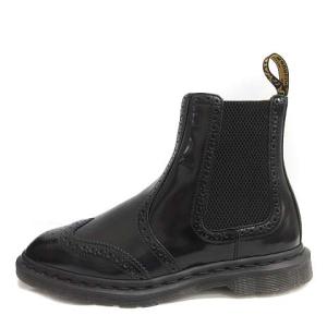 Dr.Martens チェルシーブーツ ショート サイドゴア GRAEME BROGUE レザー UK5 24cm 黒