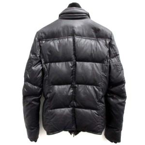 AKM L ジャケット 中綿 ジップアップ ダブルジップ 黒 ブラック