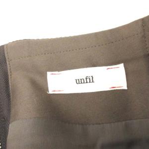 unfil 20AW corriedale double twill flared skirt スカート