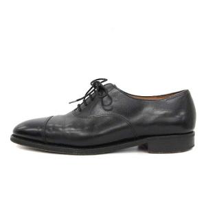 JOHN LOBB シティ CITY ビジネスシューズ ストレートチップ レザー 7.5E 26.5cm 黒 ブラック 