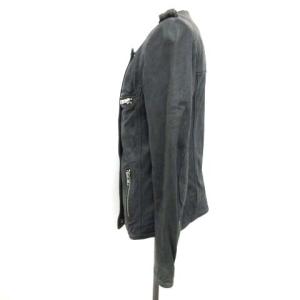 ISABEL MARANT エトワール Etoile ライダース ノーカラー シングル フェイクレザー 36 黒