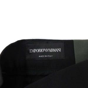 EMPORIO ARMANI スラックスパンツ 48 ブラック