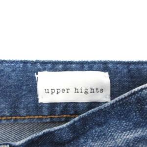 upper hights イエナ別注 THE STELLA デニムパンツ ジーンズ ローライズ スキニー カットオフ ブーツカット ストレッチ 25