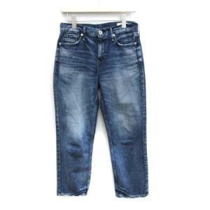 ザ ハーズ THE HERS ボーイフレンドデニムパンツ ジーンズ ストレート 25 M 青 ブルー 188307