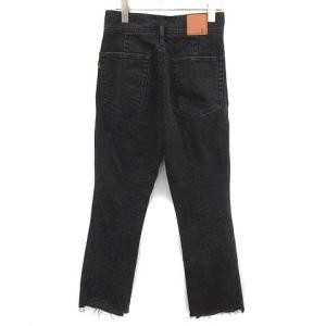 Spick&Span 20AW 5 1/2 BEAUTY-LINE スリットデニム パンツ ジーンズ W27 M 黒 ブラック