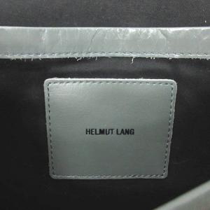 Helmut Lang ショルダーバッグ キャンバスコーティング グリーン