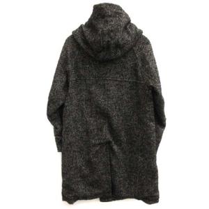 nonnative 17AW SAILOR HOODED COAT W/P NEP HERRINGBONE WITH WINDSTOPPER コートブラック 